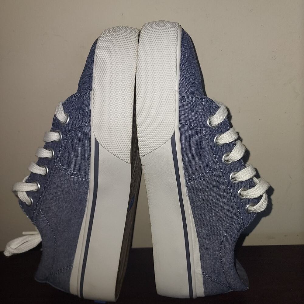 Keds Women's Sneakers 6.5M Platform Lace Up Low Top Jump Kick Duo Chambray Blue - Picture 12 of 15